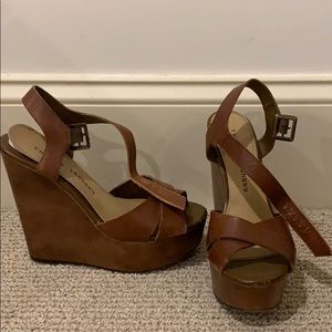 Tan Wedge